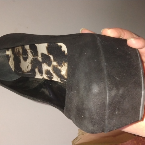 Jessica Simpson 9 1/2 women's black heel - Picture 16 of 17